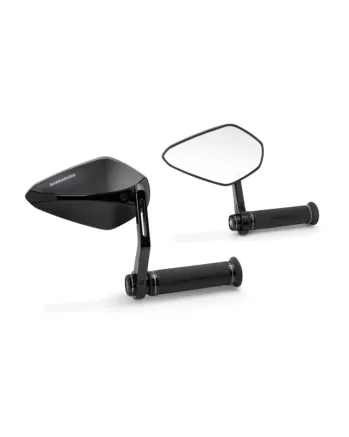 Огледала за мотор BARRACUDA X-VERSION RETROBAR END BLACK (PAIR)