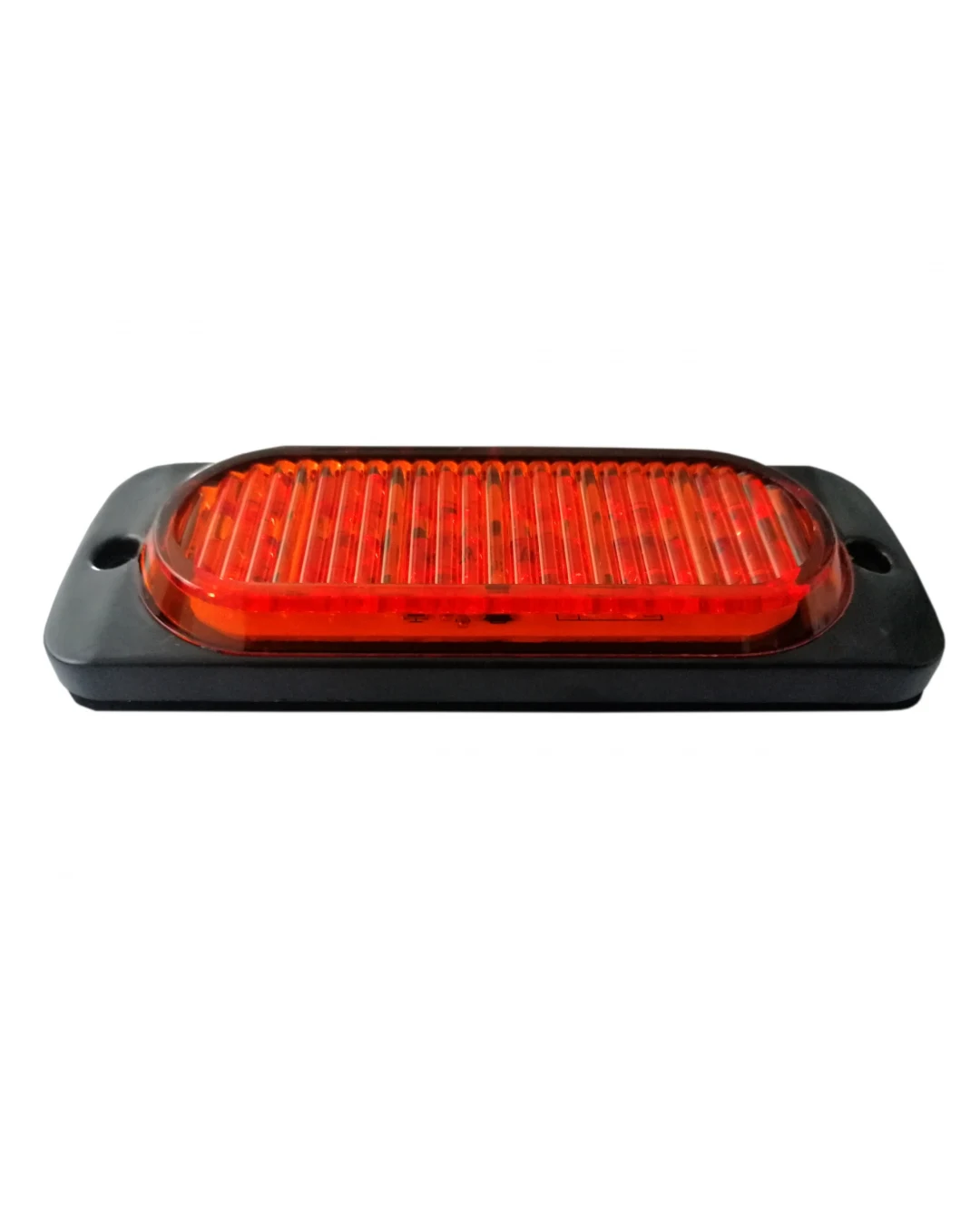 Оранжева LED Сигнална / Аварийна Блиц светлина - 12 диода 12V-24V