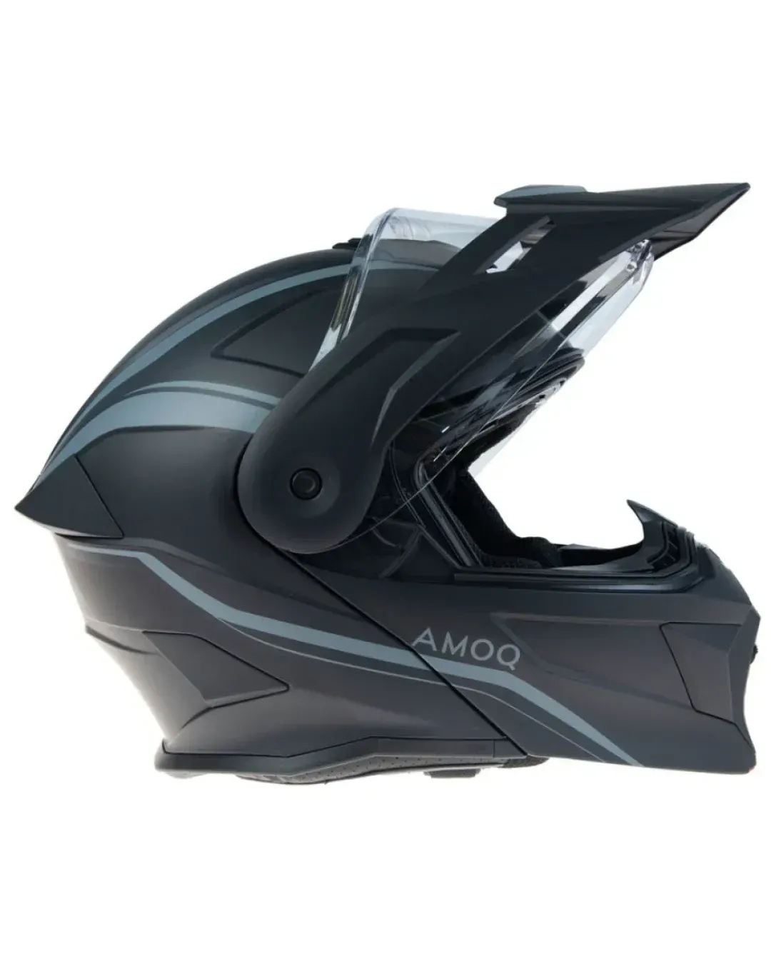 Отваряема каска AMOQ Ballast Electric visor Helmet Black/grey