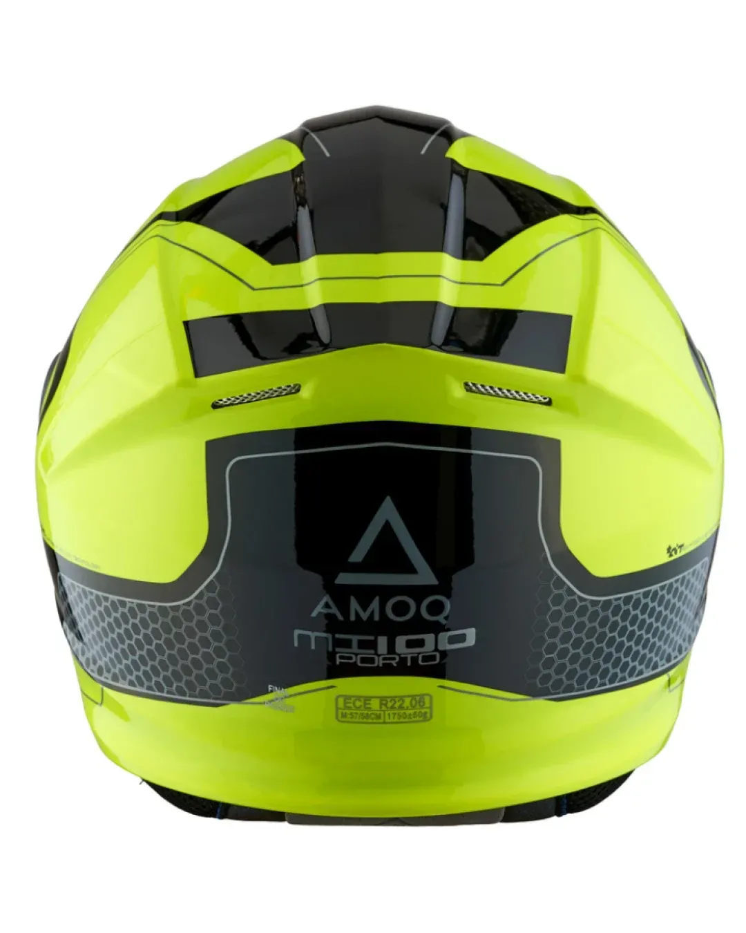 Отваряема каска AMOQ Helmet MI100 Porto black/yellow
