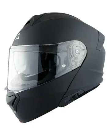 Отваряема каска AMOQ Helmet MI100 Solid matt black