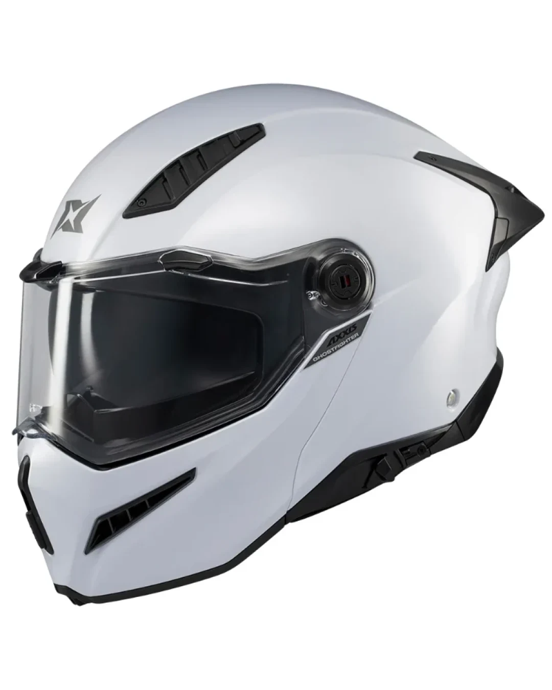 Отваряема каска AXXIS GHOSTFIGHTER SV A0 GLOSS WHITE
