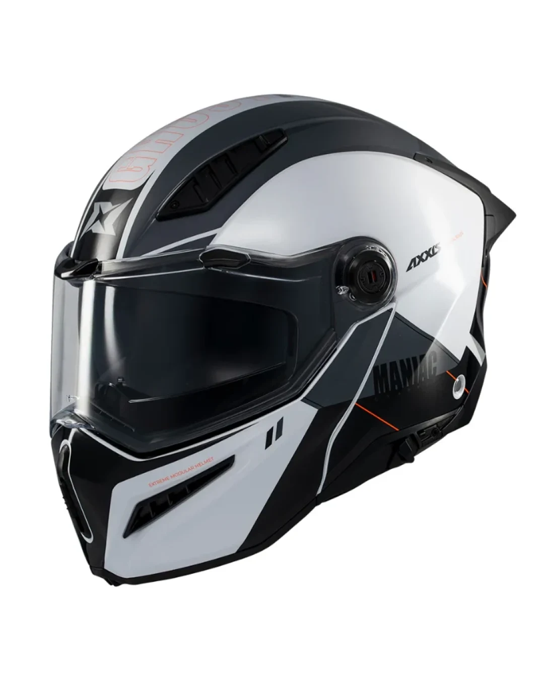 Отваряема каска AXXIS GHOSTFIGHTER SV MANIAC A2 GLOSS