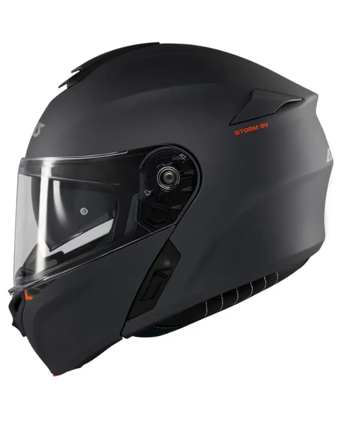 Отваряема каска AXXIS Storm S SV Solid A2 Titanium
