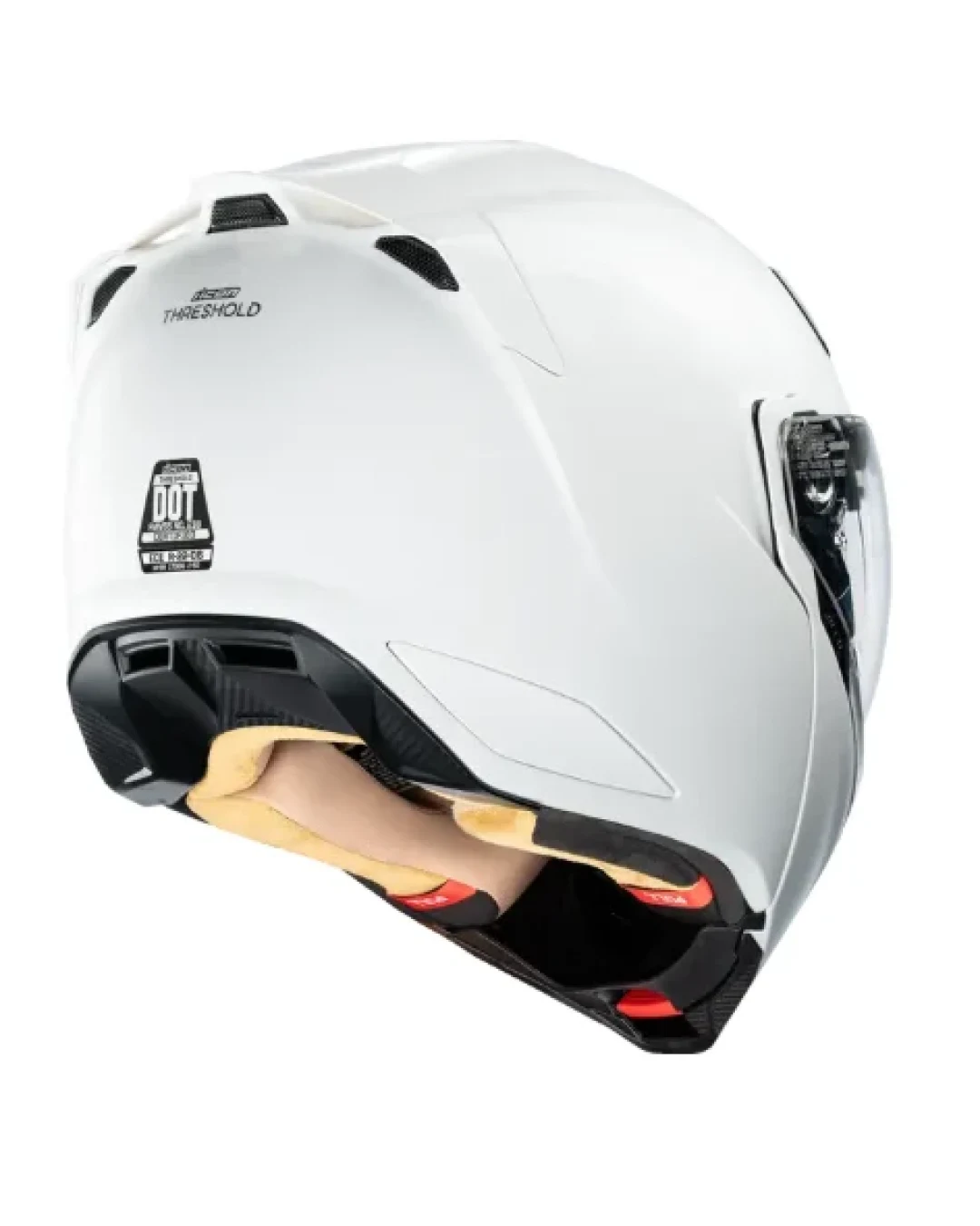 Отваряема каска ICON Threshold™ Solid Modular WHITE GLOSS