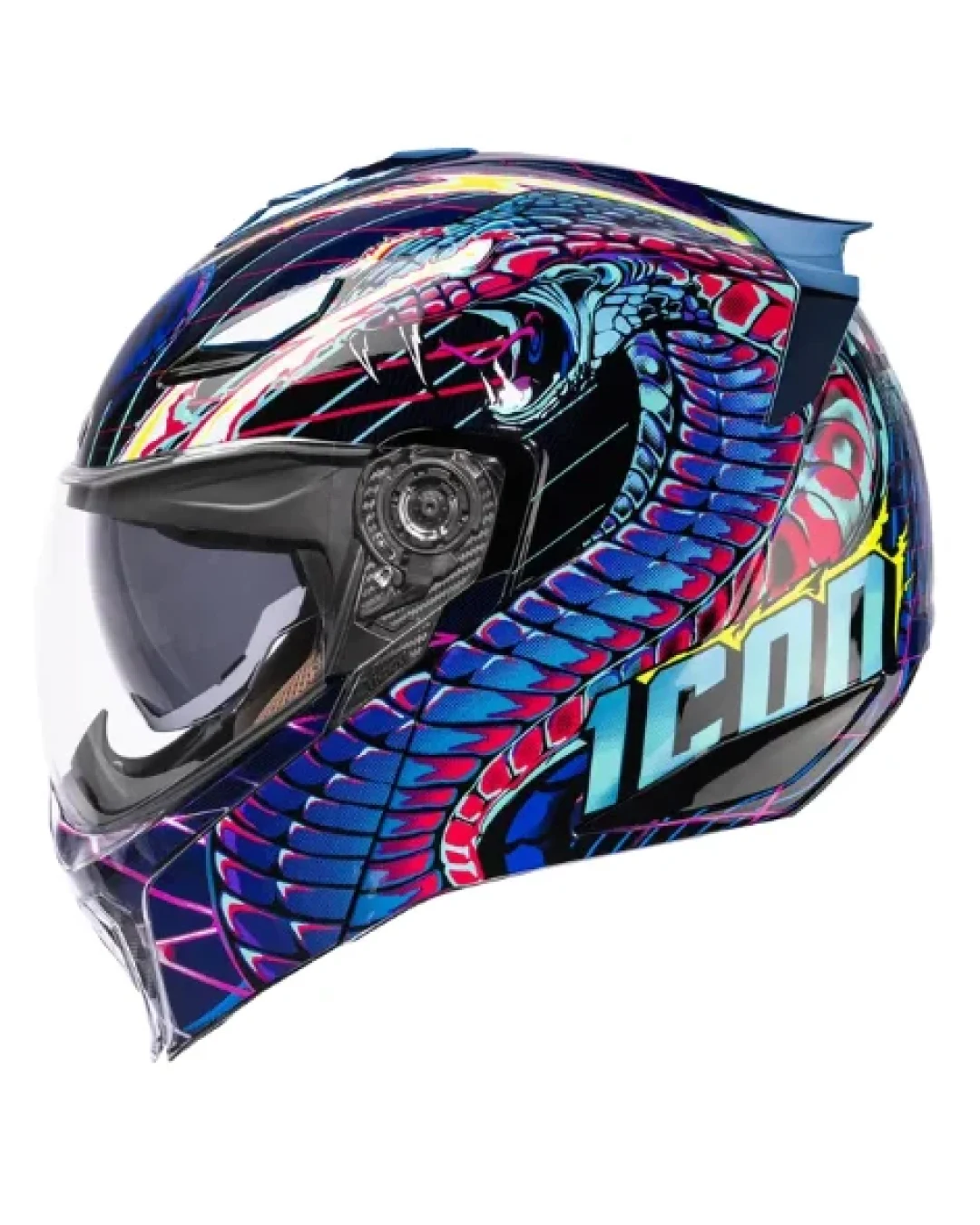 Отваряема каска ICON Threshold™ Synthwave Lazer Cobra Modular