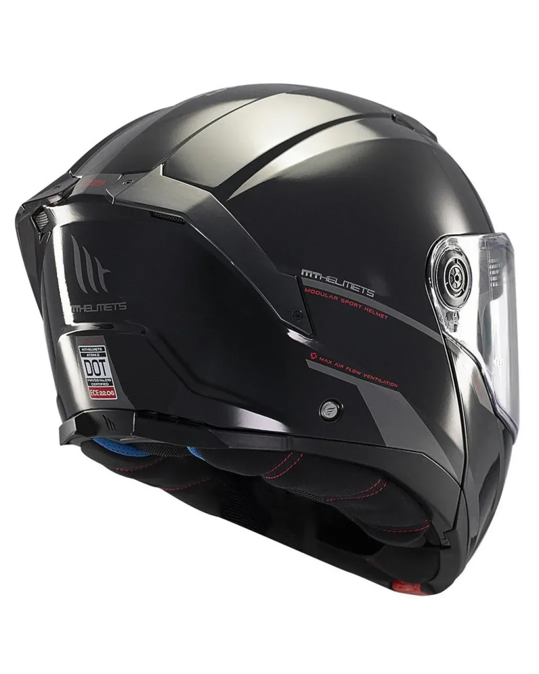 Отваряема каска MT ATOM 2 SV A1 BLACK