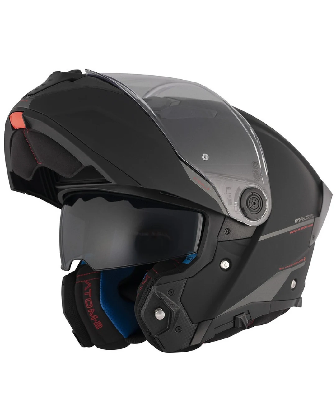 Отваряема каска MT ATOM 2 SV A1 MATT BLACK