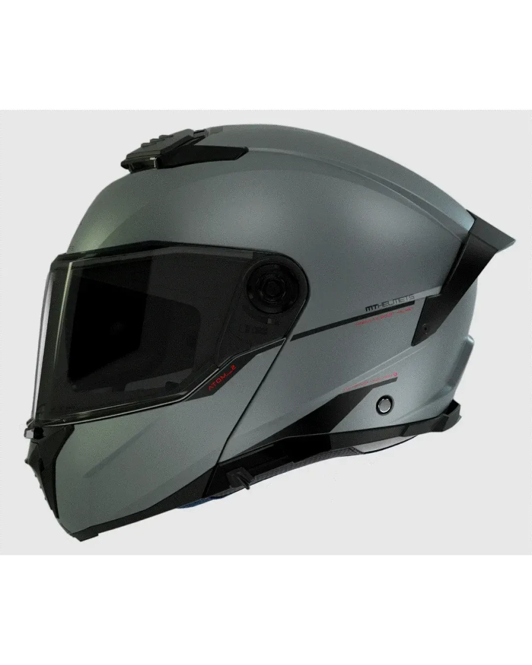 Отваряема каска MT Atom 2 SV A2 Titanium Matt