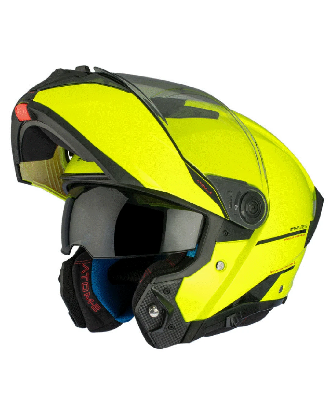 Отваряема каска MT ATOM 2 SV A3 FLUO YELLOW
