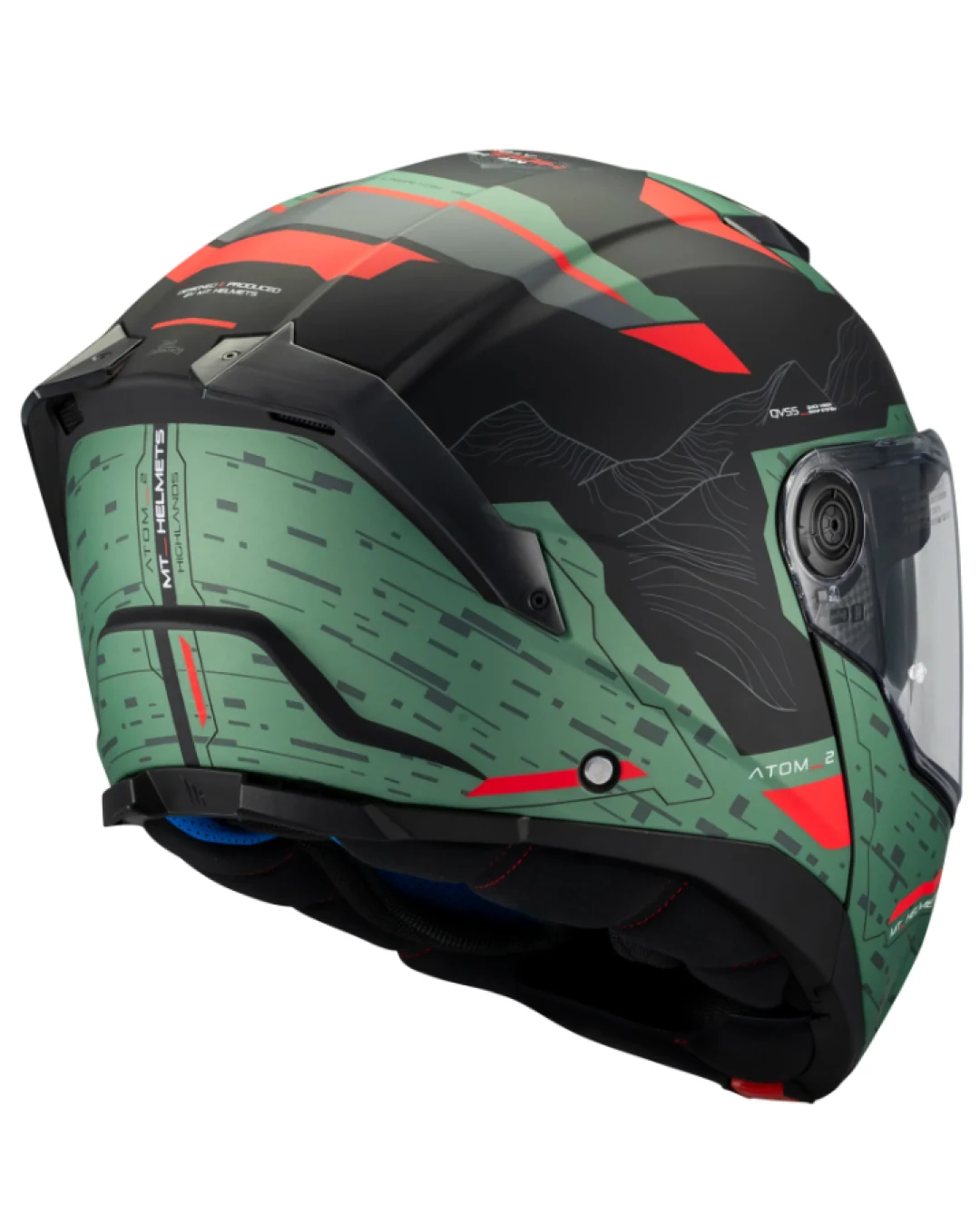 Отваряема каска MT ATOM 2 SV HIGHLANDS C6 MATT