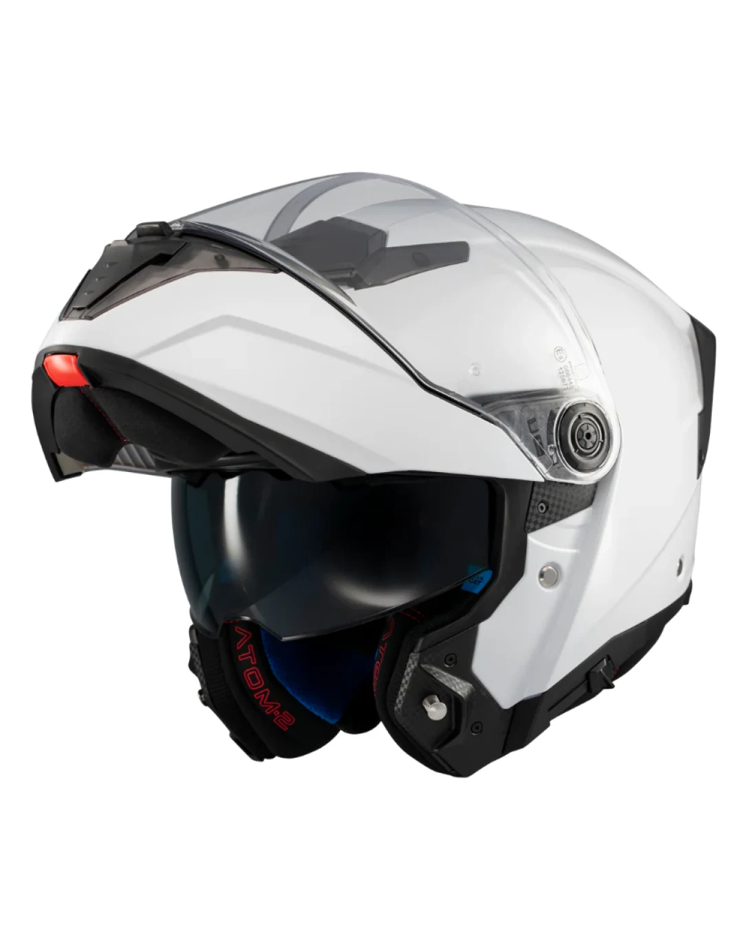 Отваряема каска MT ATOM 2 SV PURE A0 WHITE GLOSS