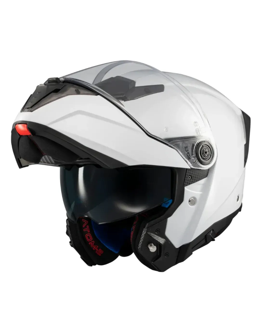 Отваряема каска MT ATOM 2 SV PURE A0 WHITE GLOSS