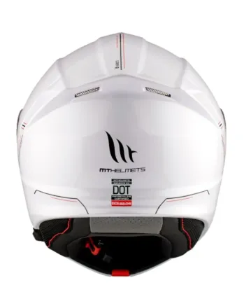 Отваряема каска MT GENESIS A0 GLOSS WHITE