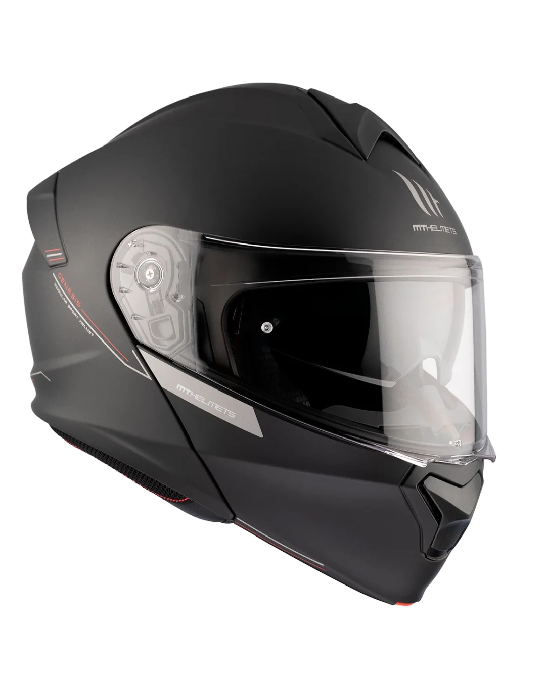 Отваряема каска MT GENESIS A1 BLACK MATT