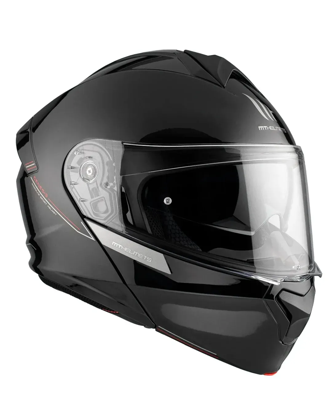 Отваряема каска MT GENESIS A1 GLOSS BLACK