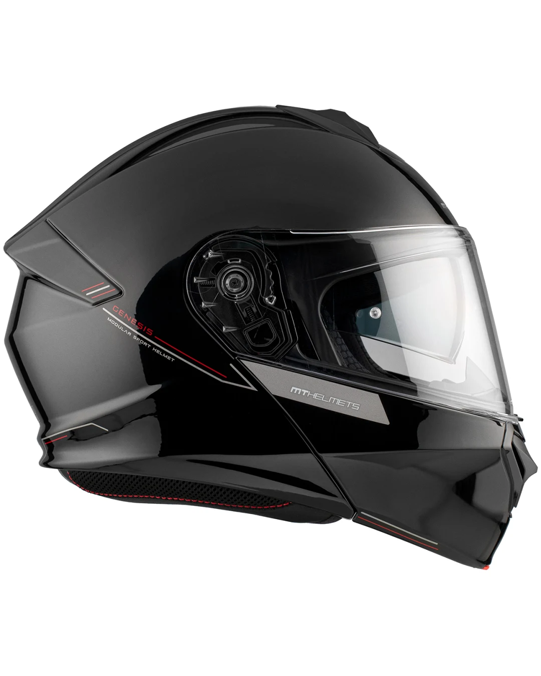 Отваряема каска MT GENESIS A1 GLOSS BLACK