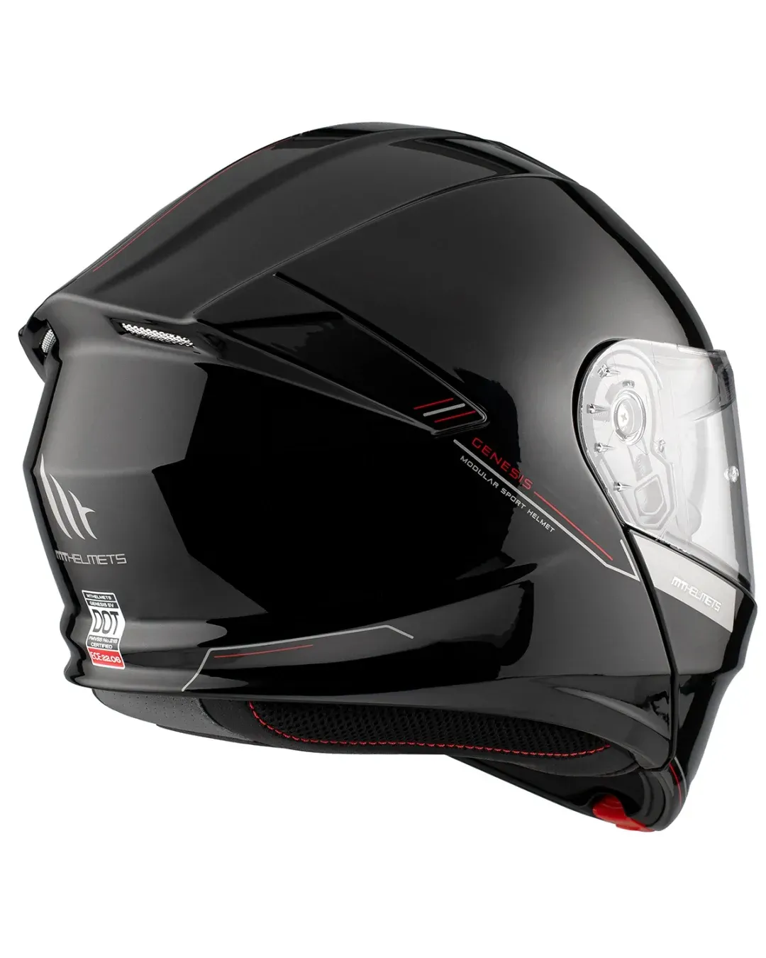 Отваряема каска MT GENESIS A1 GLOSS BLACK