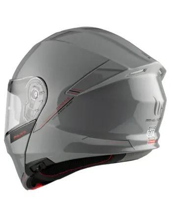 Отваряема каска MT Genesis Solid A12 Gloss Grey