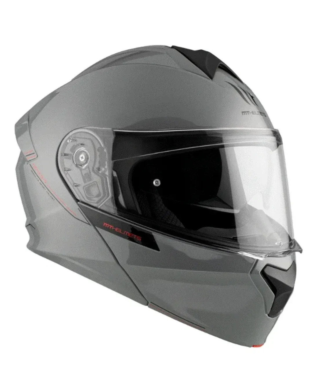 Отваряема каска MT GENESIS SOLID A12 GLOSS GREY