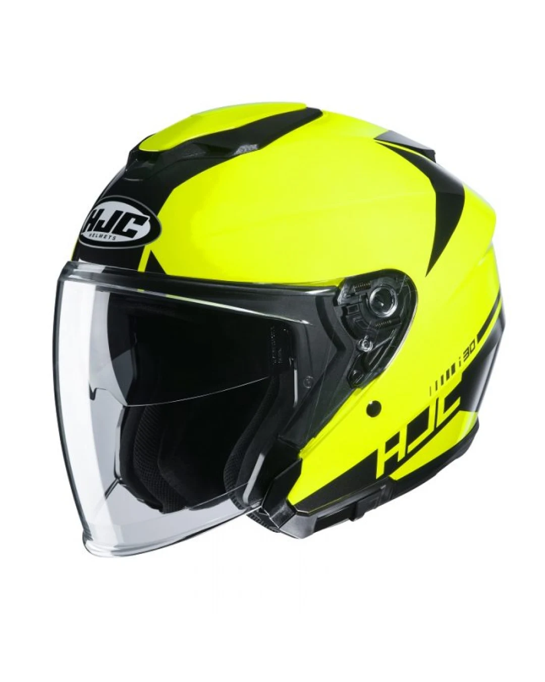 Отворена каска HJC i30 BARAS NEON YELLOW