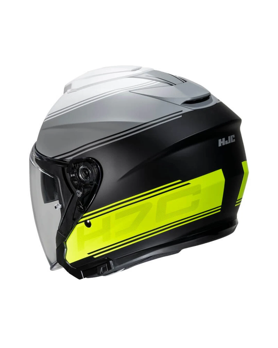 Oтворена каска HJC i30 VICOM GREY/YELLOW FLUO