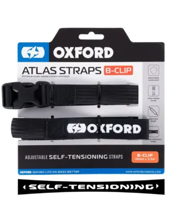 OXFORD Atlas B-Clip 26 мм x 2.0 м Черен
