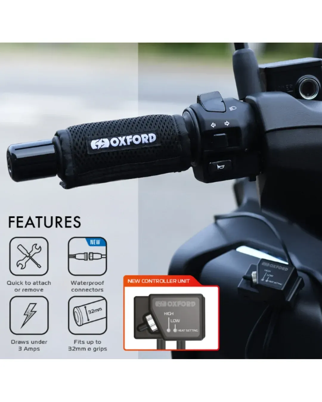 OXFORD Hotgrips Wrap - отопляеми ръкохватки