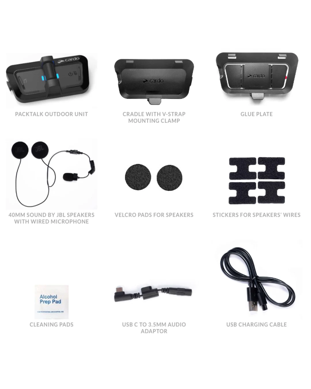 PACKTALK CUSTOM/NEO 2-РИ КОМПЛЕКТ КАСКА