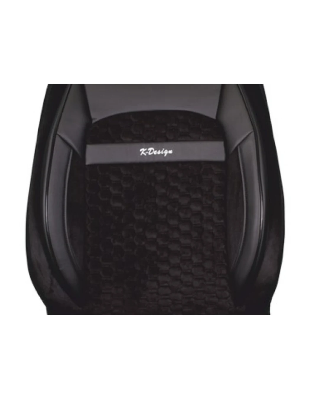 Пълен комплект DELUXE тапицерия/калъфи от еко кожа и текстил - черен цвят