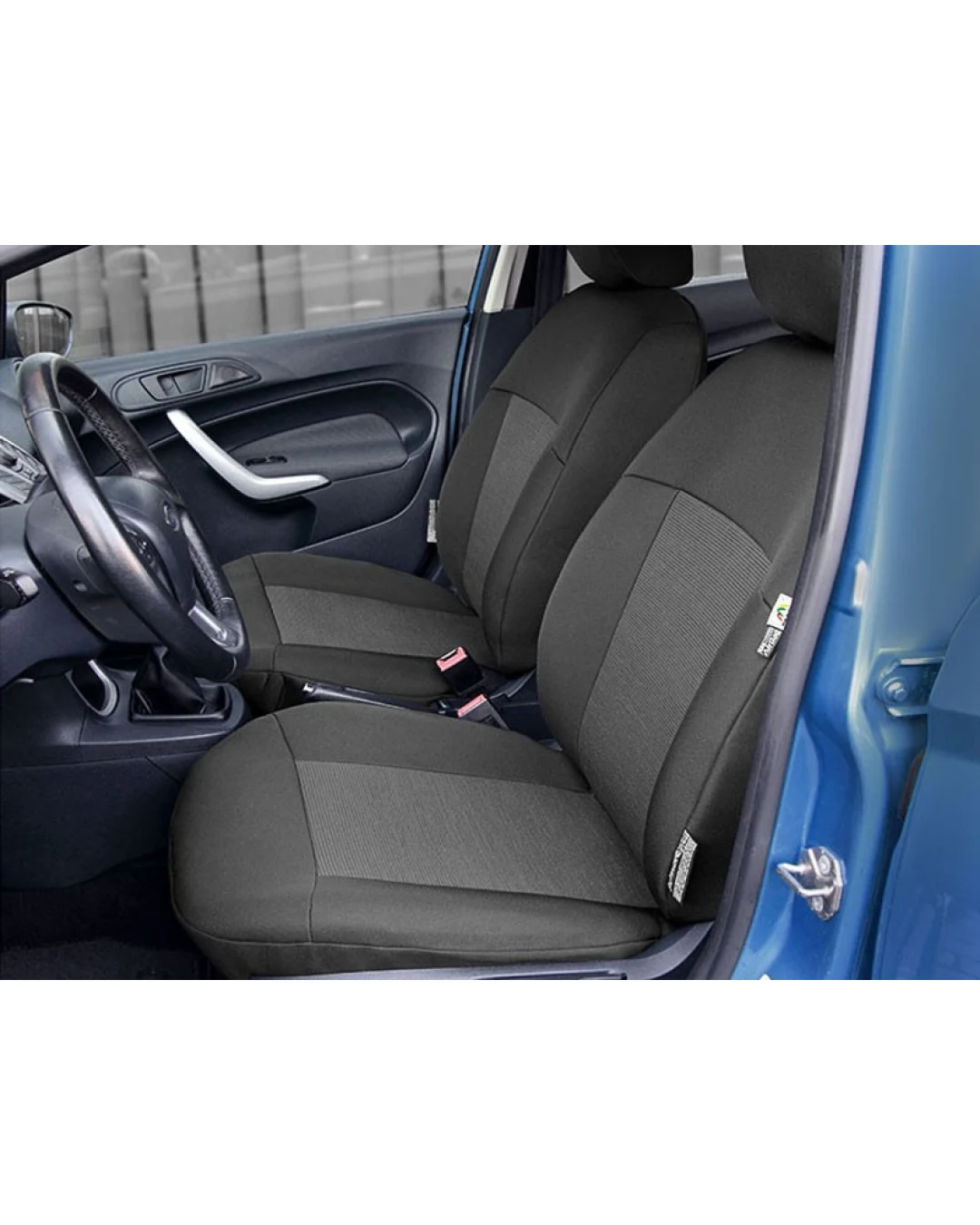 Пълен Комплект Тапицерия Kegel серия Tailore Made за предни и задни седалки на Ford Fiesta 2008-2017 MK7 Черна Текстил