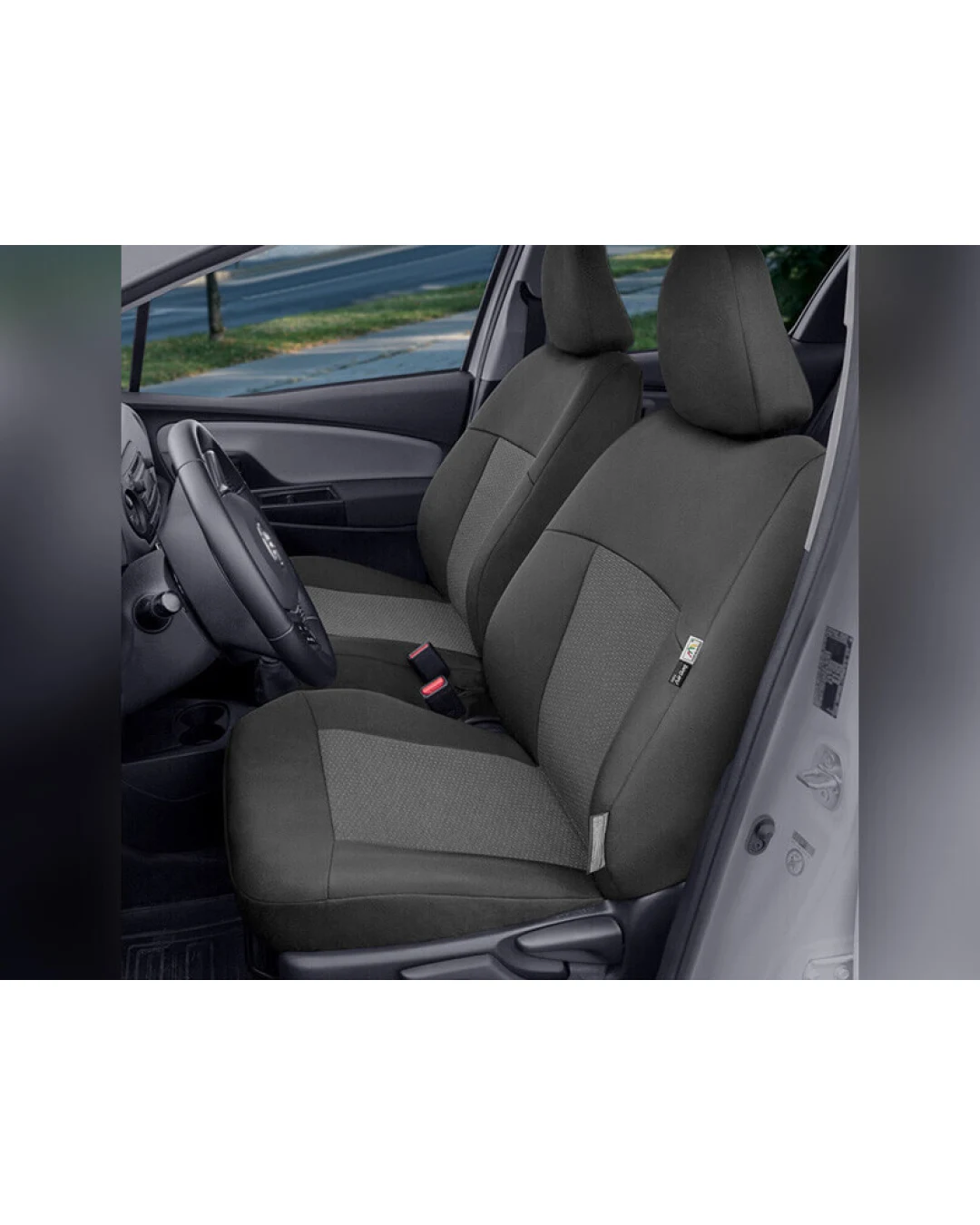 Пълен Комплект Тапицерия Kegel за предни+задни седалки на Toyota Yaris Mk3 2011-2019 Черна Текстил