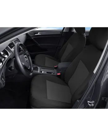 Пълен Комплект Тапицерия Kegel за предни+задни седалки на Volkswagen Golf 7 VII 2012-2019 Черна Текстил