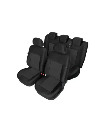 Пълен Комплект Тапицерия Kegel за предни+задни седалки на Volkswagen Passat B7 2010-2014 Черна Текстил
