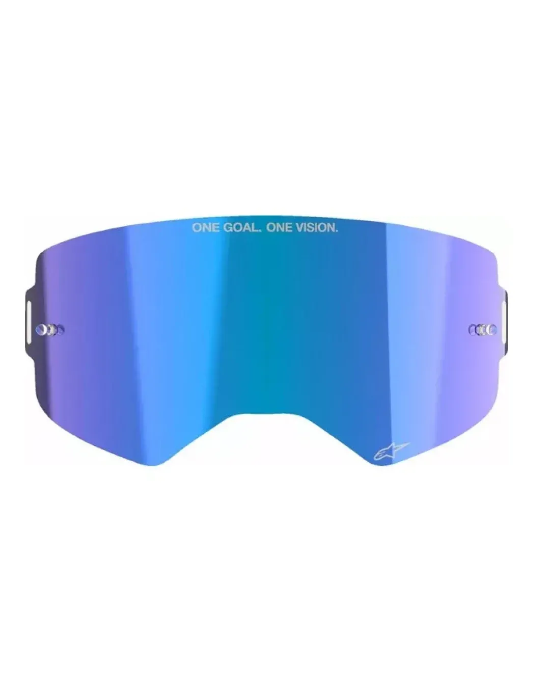 Плака за мотокрос очила ALPINESTARS SUPERTECH BLUE MIRROR