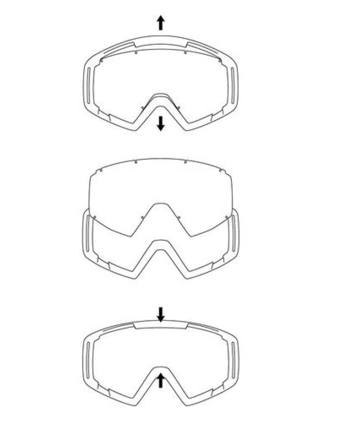 Плака за очила Spect Red Bull Strive - Clear flash