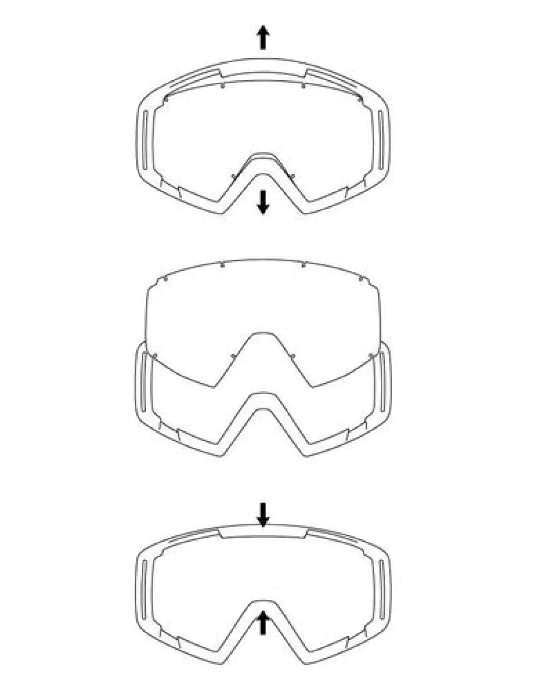 Плака за очила Spect Red Bull Strive - Clear flash