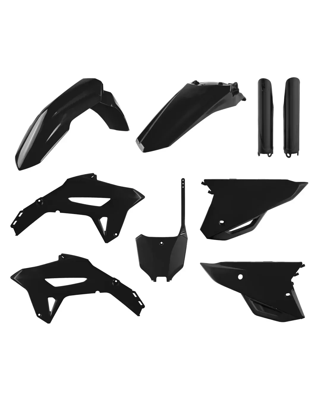 Пластмасов MX Full кит Polisport за Honda CRF450R - 2021 Black