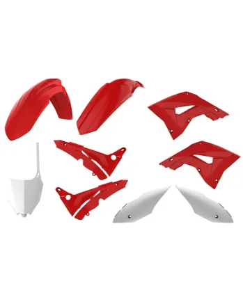 Пластмасов MX кит POLISPORT за HONDA CR85R - 2003-2007- RED OEM