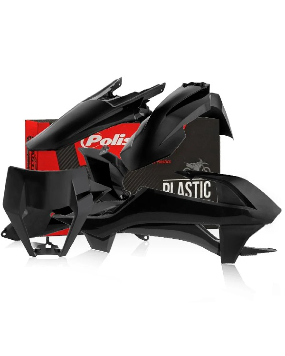 Пластмасов MX Replica кит POLISPORT за KTM SX SX-F-2007-10 / XC-2008-10 Black
