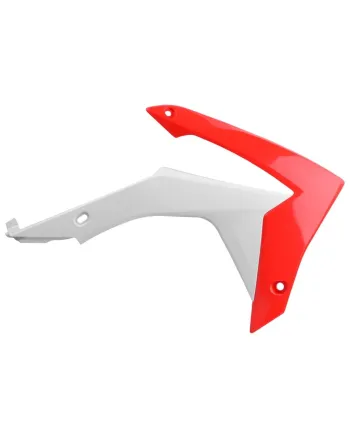 Пластмасови капаци за радиатор Polisport HONDA CRF250R - 2014-17 /CRF450R - 2013-16 RED/WHITE OEM