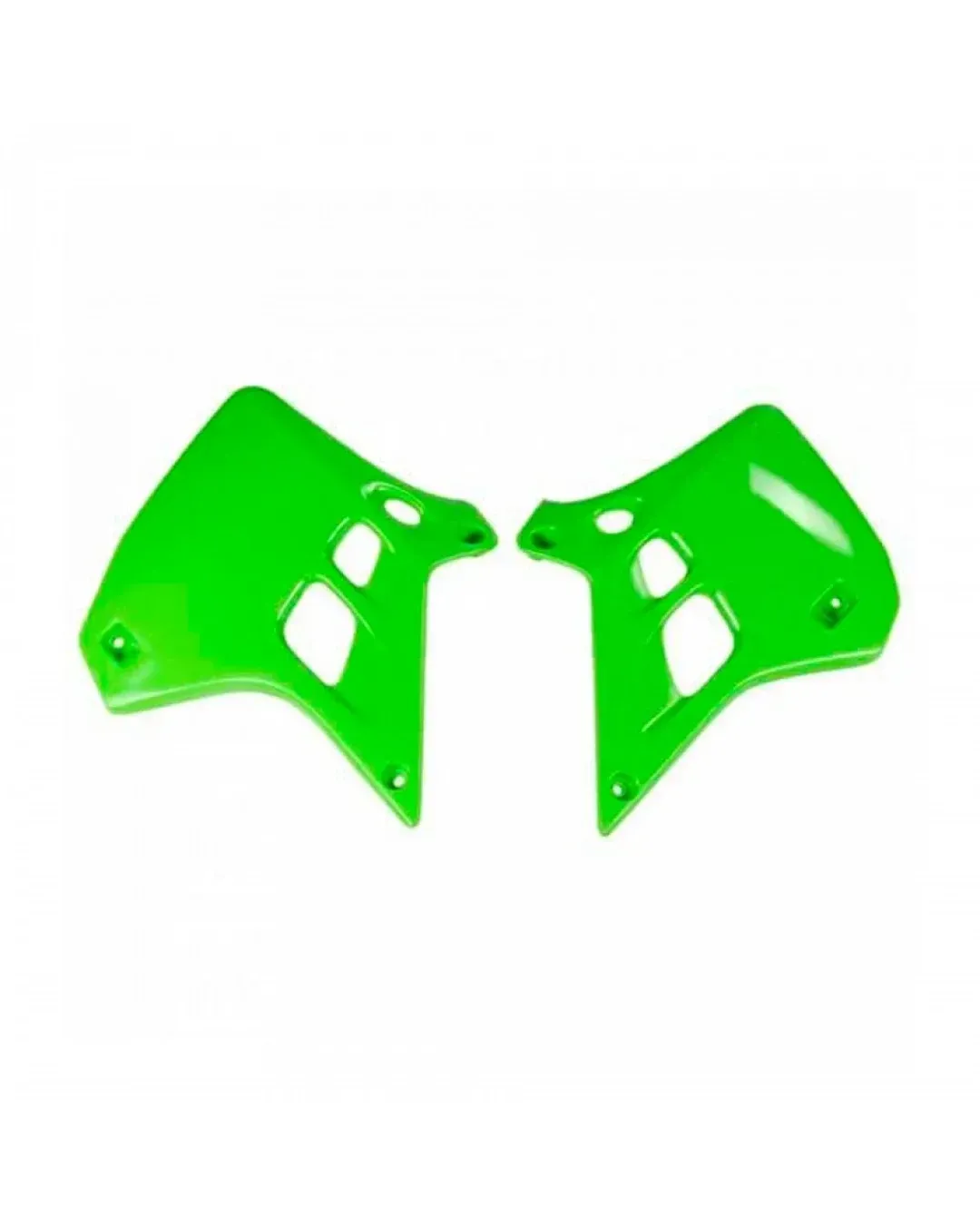 Пластмасови капаци за радиатор POLISPORT Kawasaki KX 250 (1990-91) Green