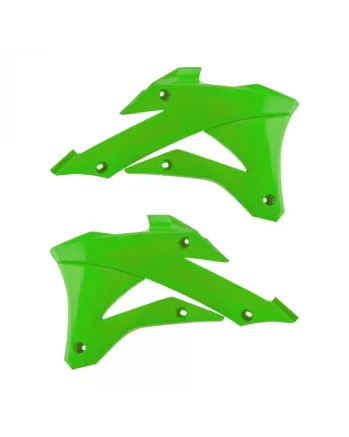 Пластмасови капаци за радиатор POLISPORT Kawasaki KX 85 (2022-24) Green