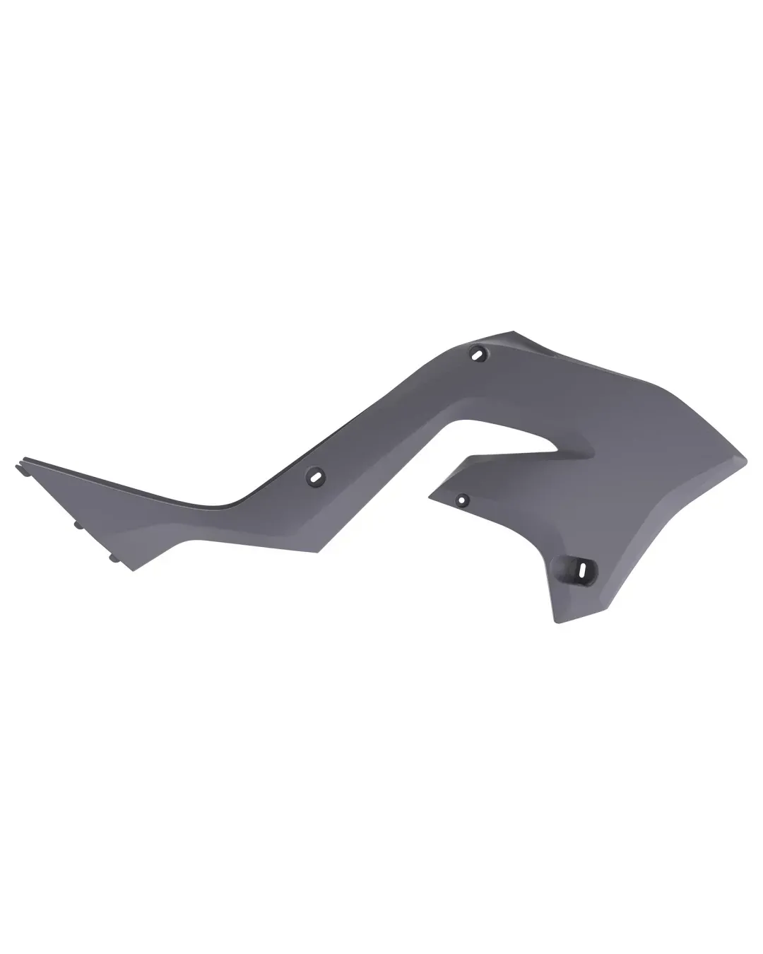 Пластмасови капаци за радиатор Polisport Kawasaki KX125 / 250 рестайлинг KX450 - 2003-08 Nardo Grey