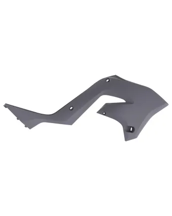Пластмасови капаци за радиатор Polisport Kawasaki KX125 / 250 рестайлинг KX450 - 2003-08 Nardo Grey