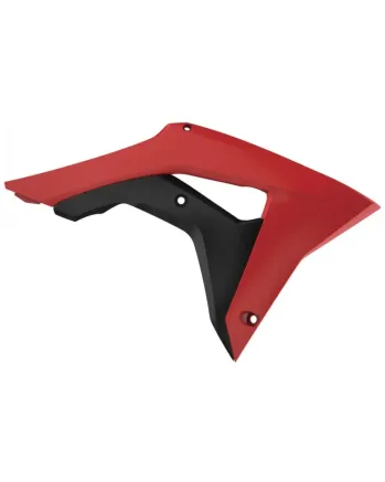 Пластмасови капаци за радиатор POLISPORT Radiator Scoops Honda CRF 250R (18-21) CRF 450R (17-20) RED/BLACK