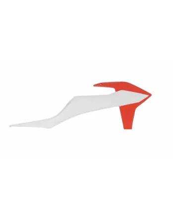 Пластмасови капаци за радиатор RACETECH Radiator Cover KTM 20-23 (White/Orange)