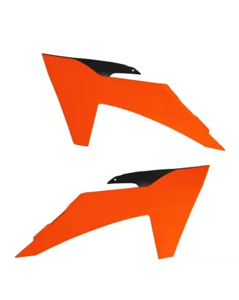Пластмасови капаци за радиатор RACETECH Radiator Scoops KTM 23-24 (Neon Orange)