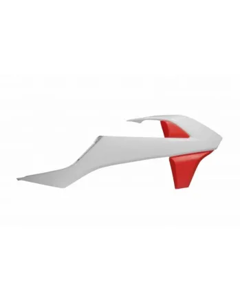 Пластмасови капаци за радиатор RACETECH Radiator Scoops KTM SX 85 18-24 (White/Orange)