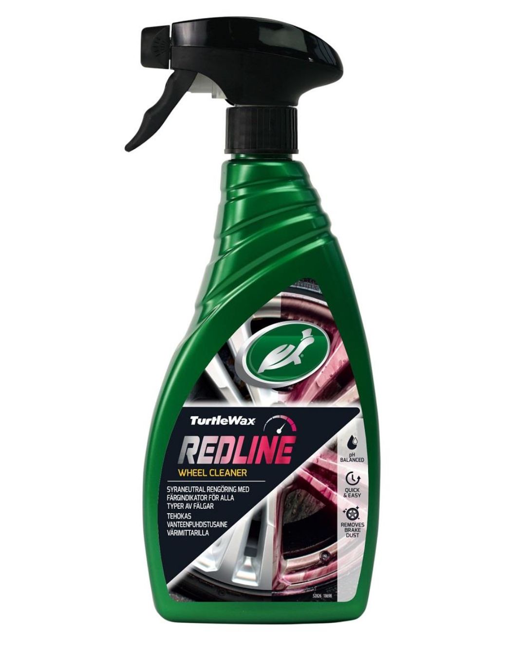 Почистващ препарат за джанти Turtle Wax Redline Wheel Cleaner 500 мл